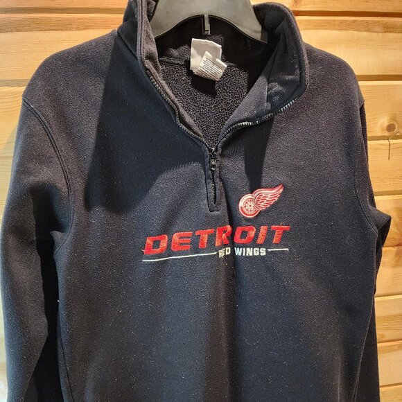 Detroit Red Wings Quarter Zip Fleece Pullover – NHL Licensed – Size S - Picture 1 of 6